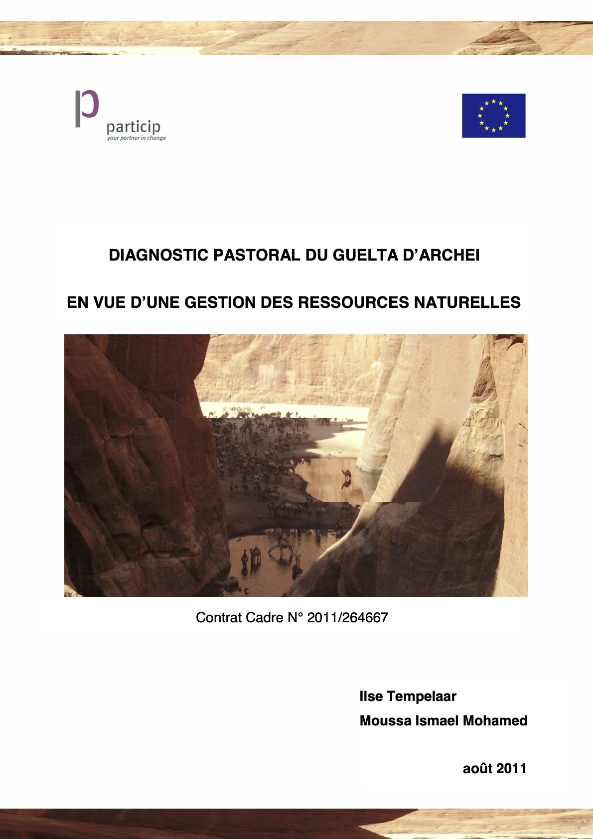 voir le rapport sur le Guelta d'Archei